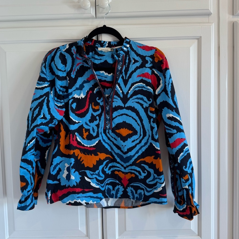 Colorful Patterned Women's Maude Vivante Top - Picture 2 of 4